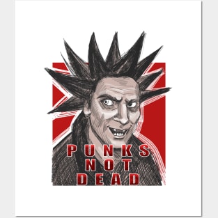 Punks not dead Posters and Art